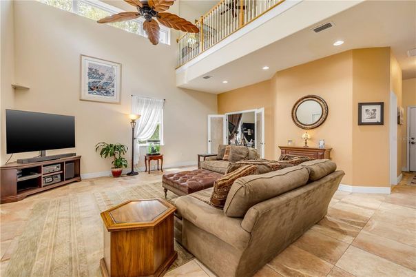 Interior, Living room, Recessed Lighting