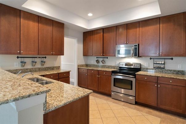 Interior, Kitchen, Recessed Lighting, Stainless Steel Appliances