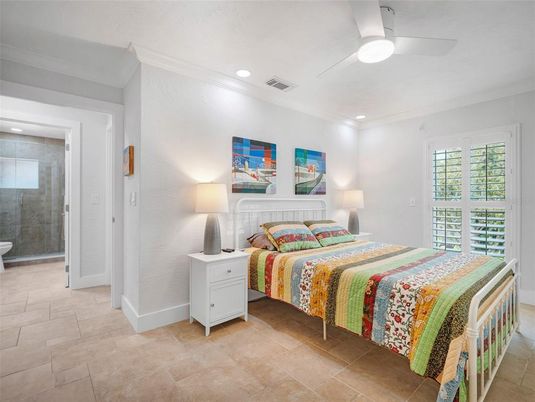 Bedroom, Interior, Recessed Lighting