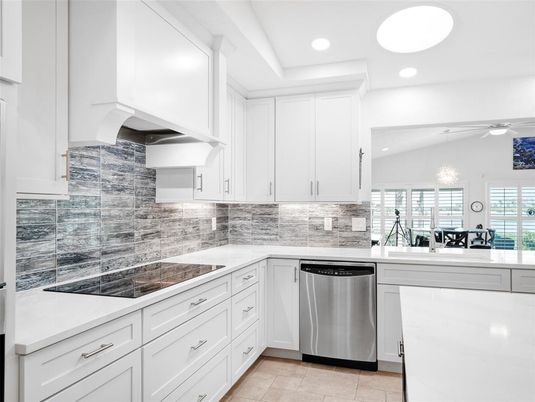 Interior, Kitchen, Recessed Lighting, Stainless Steel Appliances