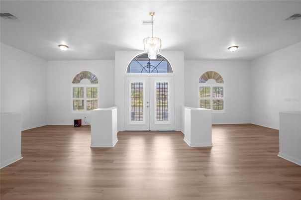 Interior, Pendant Lights, Wood Texture Flooring