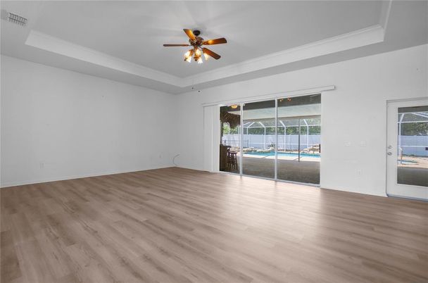 Empty room, Interior, Wood Texture Flooring