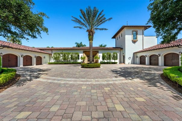Attached, Backyard, Exterior, Facade, Spanish Mediterranean
