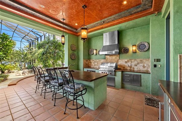 Glass Ceilings, Interior, Kitchen, Pendant Lights, Recessed Lighting, Stainless Steel Appliances, Sun Room