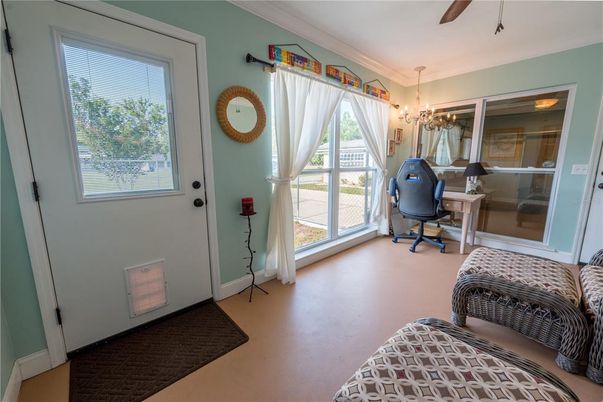 Bedroom, Chandelier, Home Office, Interior