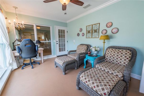 Bedroom, Chandelier, Home Office, Interior
