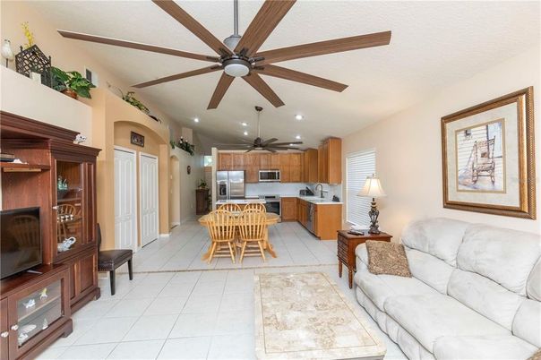 Interior, Kitchen, Living room, Recessed Lighting, Stainless Steel Appliances