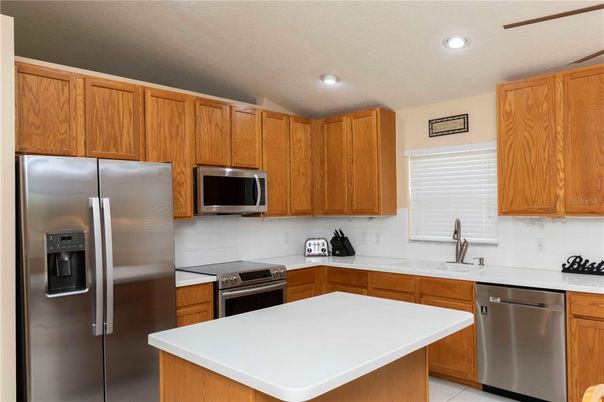 Interior, Kitchen, Recessed Lighting, Stainless Steel Appliances
