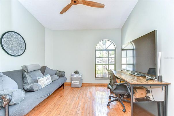 Home Office, Interior, Wood Texture Flooring
