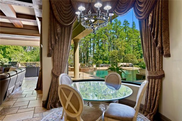 Chandelier, Dining room, Interior