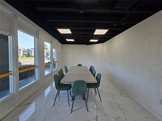 Dining room, Interior, Marble