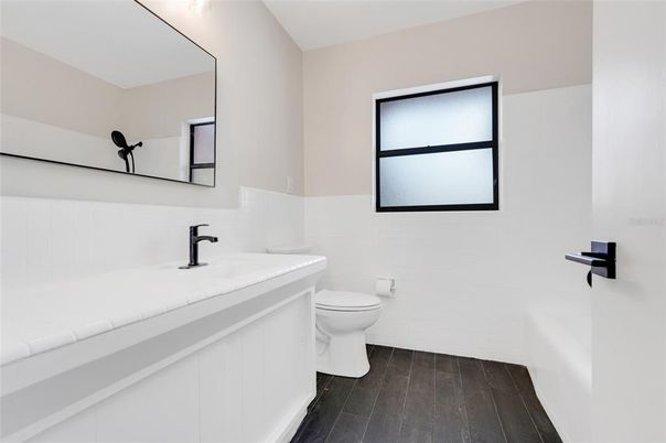 Bathroom, Interior, Wood Texture Flooring