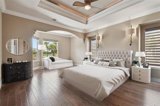 Bedroom, Interior, Wood Texture Flooring