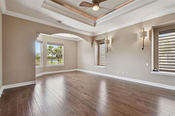 Empty room, Interior, Wood Texture Flooring