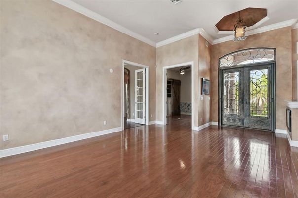 Empty room, Interior, Wood Texture Flooring