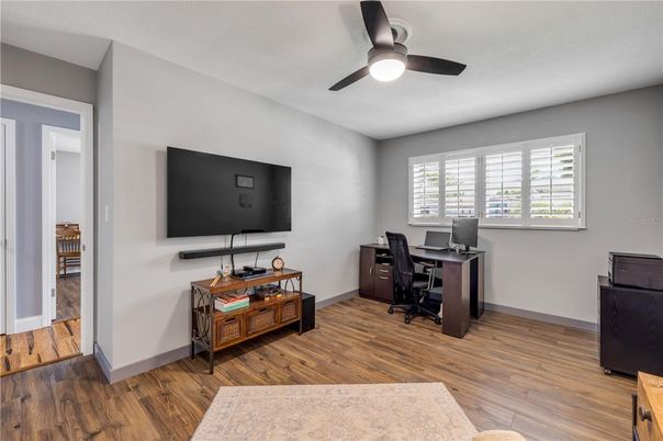 Home Office, Interior, Wood Texture Flooring
