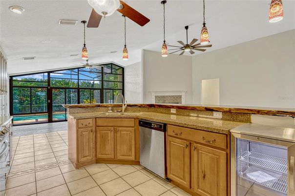 Interior, Kitchen, Pendant Lights, Recessed Lighting