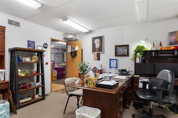 Home Office, Interior, Wood Texture Flooring