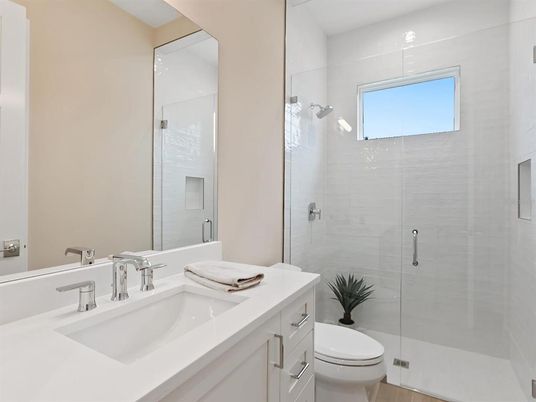 Bathroom, Glass Shower, Interior