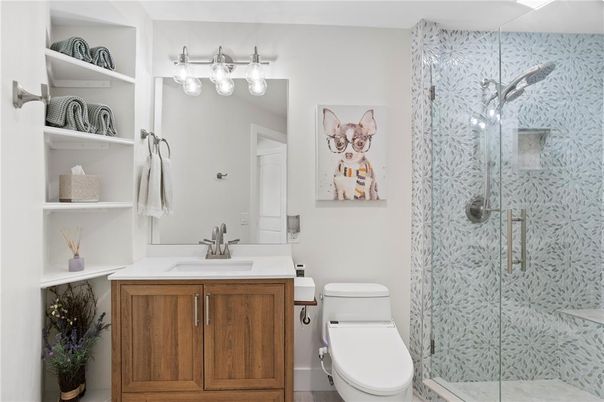 Bathroom, Glass Shower, Interior