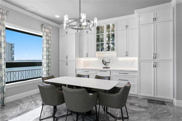 Chandelier, Dining room, Interior, Kitchen, Pendant Lights, Recessed Lighting, Water