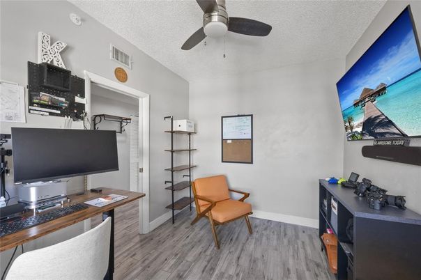 Home Office, Interior, Wood Texture Flooring