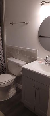 Bathroom, Interior, Wood Texture Flooring