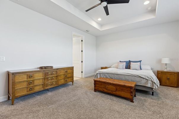 Bedroom, Interior, Recessed Lighting