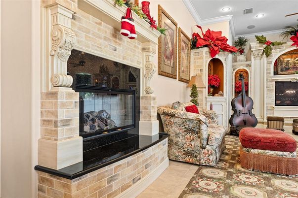Fireplace, Interior, Recessed Lighting