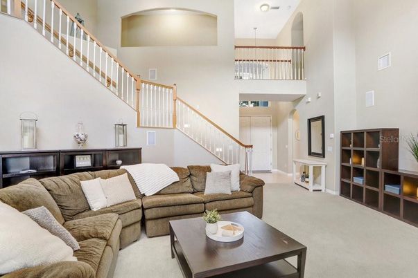 Interior, Living room, Recessed Lighting