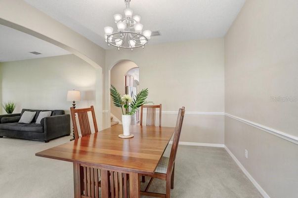 Chandelier, Dining room, Interior