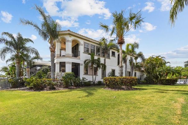 Backyard, Exterior, Facade, Mediterranean