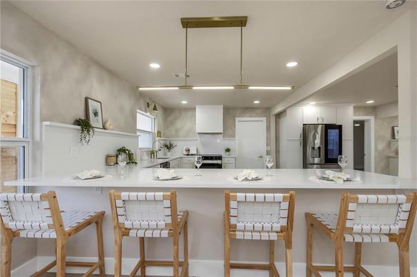 Interior, Kitchen, Recessed Lighting, Stainless Steel Appliances
