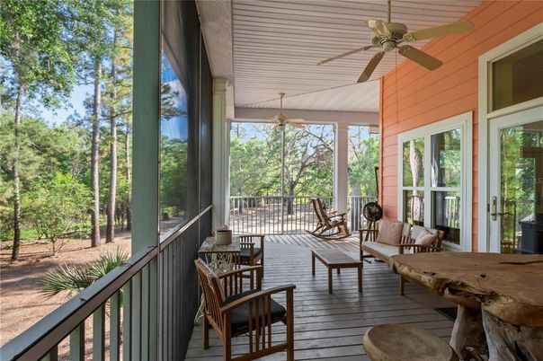 Interior, Sun Room, Wood Texture Flooring