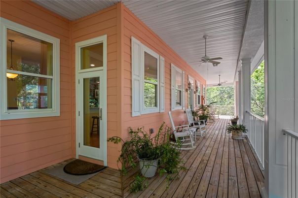 Exterior, Wood Texture Flooring