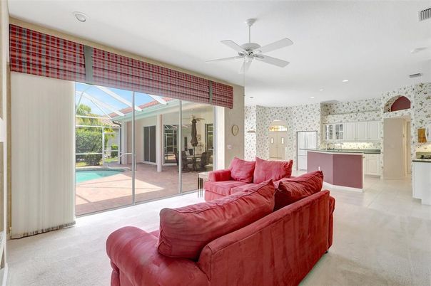 Interior, Kitchen, Living room, Recessed Lighting