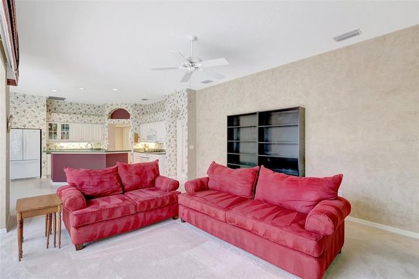 Interior, Kitchen, Living room, Recessed Lighting