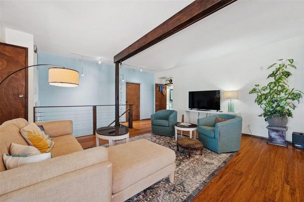 Interior, Living room, Wooden Beams, Wood Texture Flooring