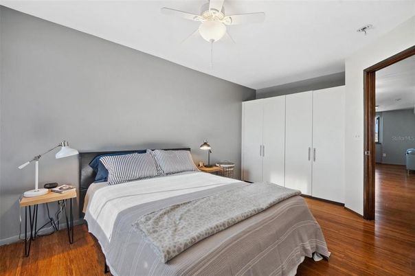 Bedroom, Interior, Wood Texture Flooring