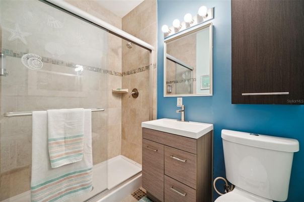 Bathroom, Glass Shower, Interior