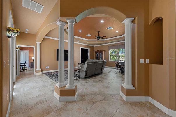 Interior, Living room, Recessed Lighting