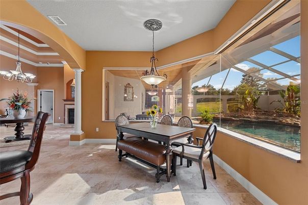 Dining room, Glass Ceilings, Interior, Pendant Lights, Sun Room