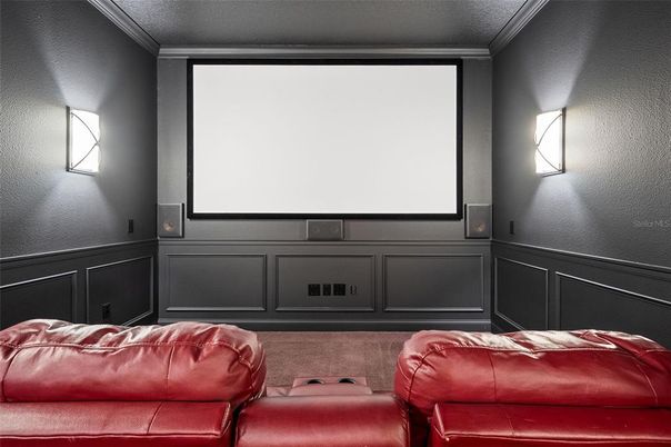 Interior, Projection Screen, Theatre Room