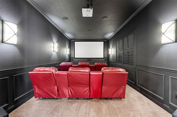Home Theatre Room, Interior, Projection Screen, Theatre Room
