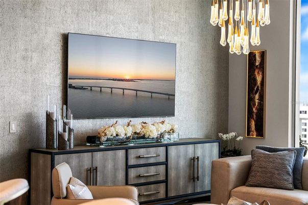 Chandelier, Interior, Water