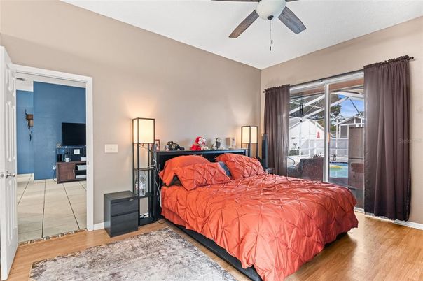 Bedroom, Interior, Wood Texture Flooring