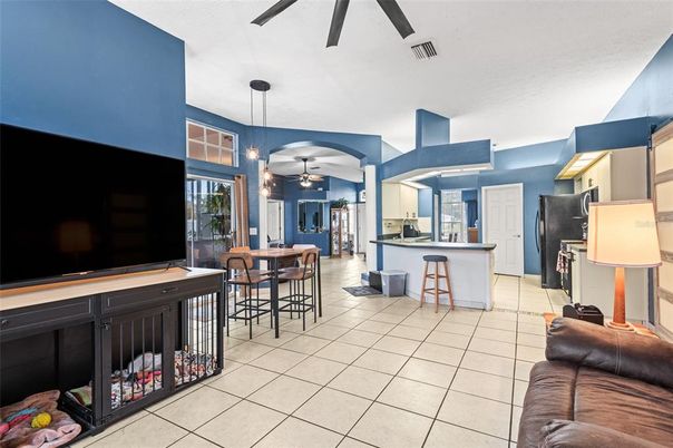 Dining room, Interior, Kitchen, Pendant Lights