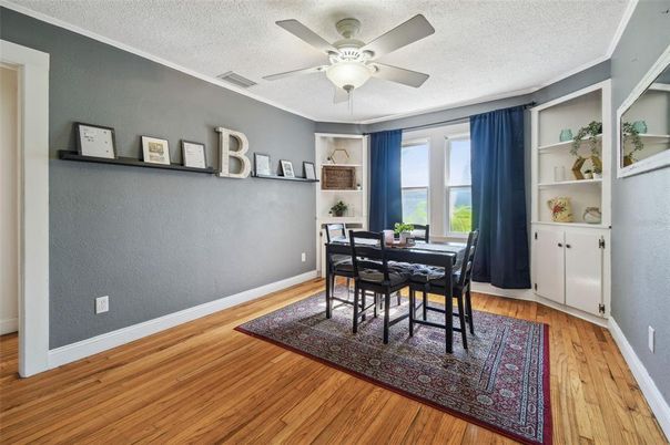 Dining room, Interior, Wood Texture Flooring