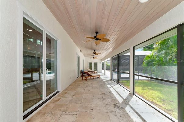 Interior, Sun Room, Wooden Ceilings