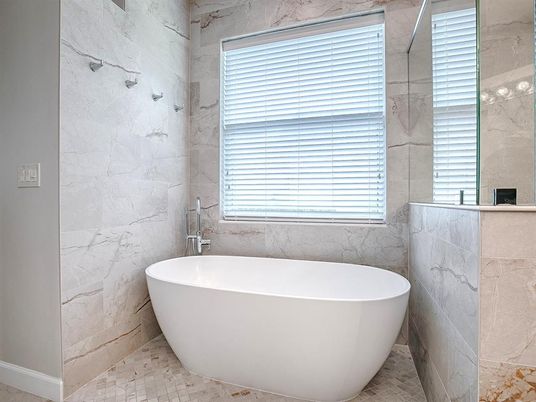 Bathroom, Free Standing Baths, Interior, Marble Walls